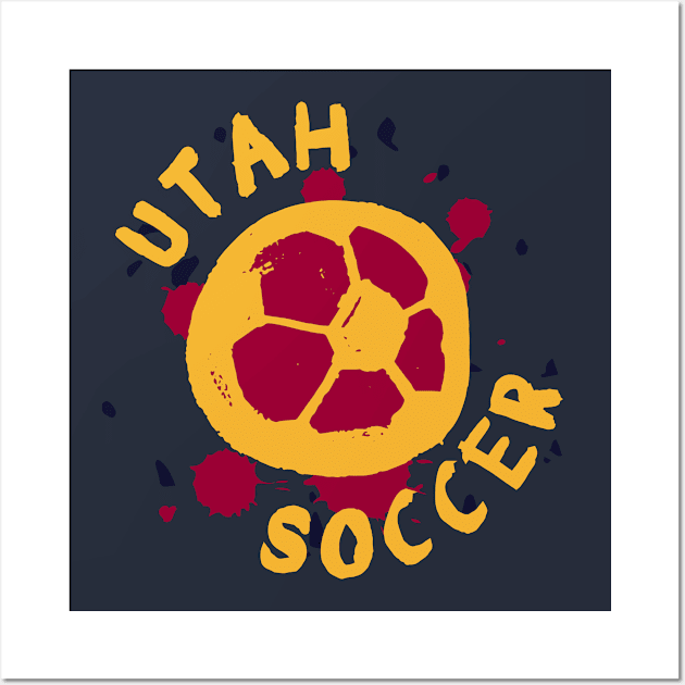 Utha Soccer 02 Wall Art by Very Simple Graph